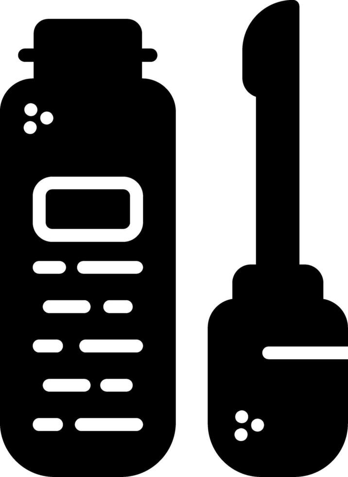 Concealer Glyph Icon vector
