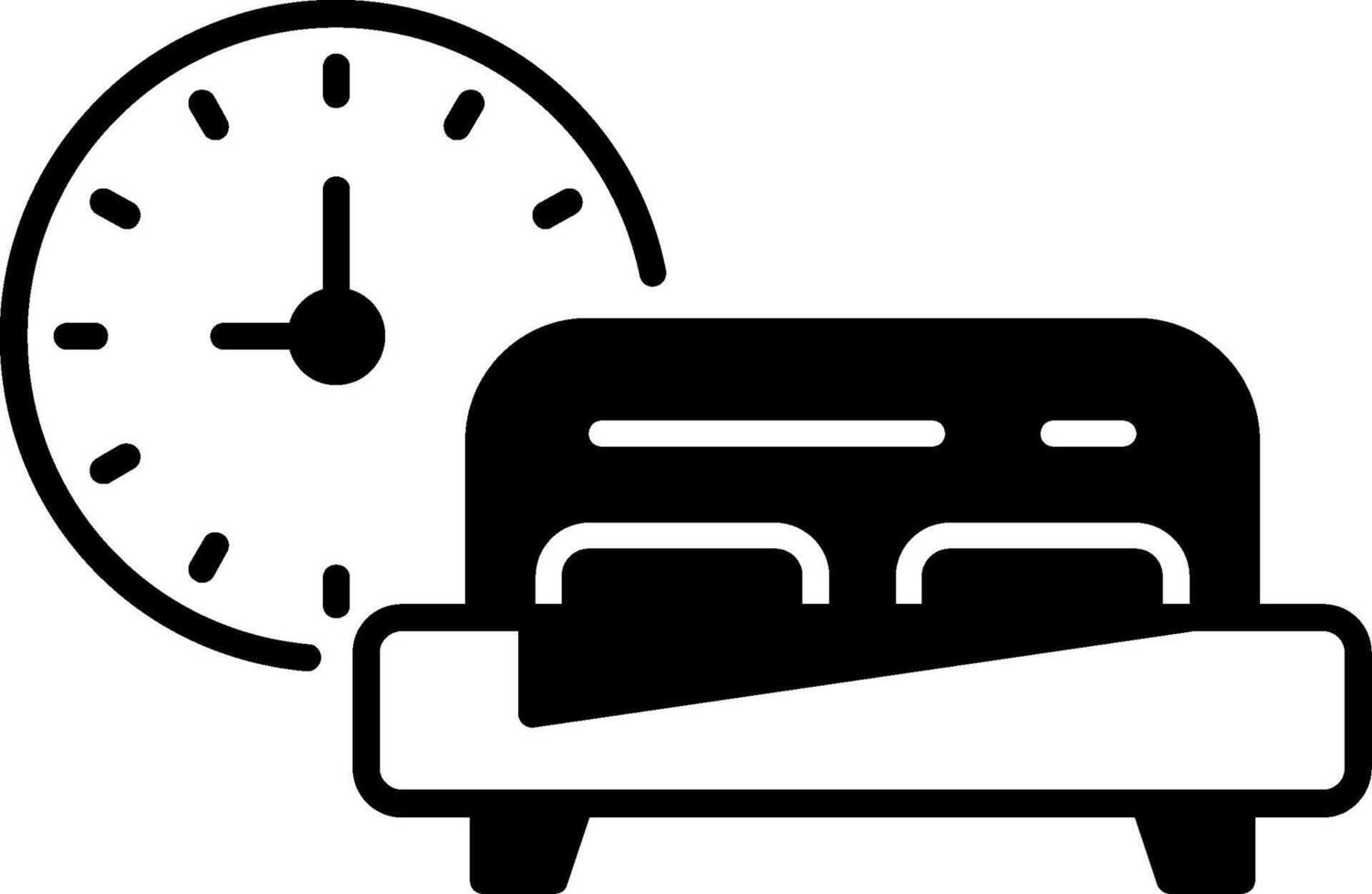 Sleep Hygiene Glyph Icon vector