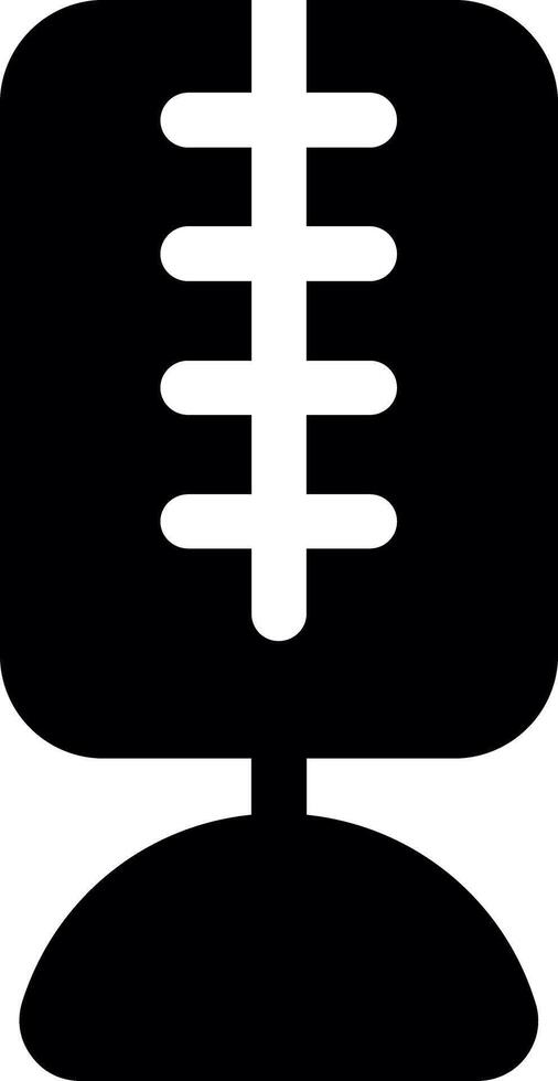 Record Glyph Icon vector