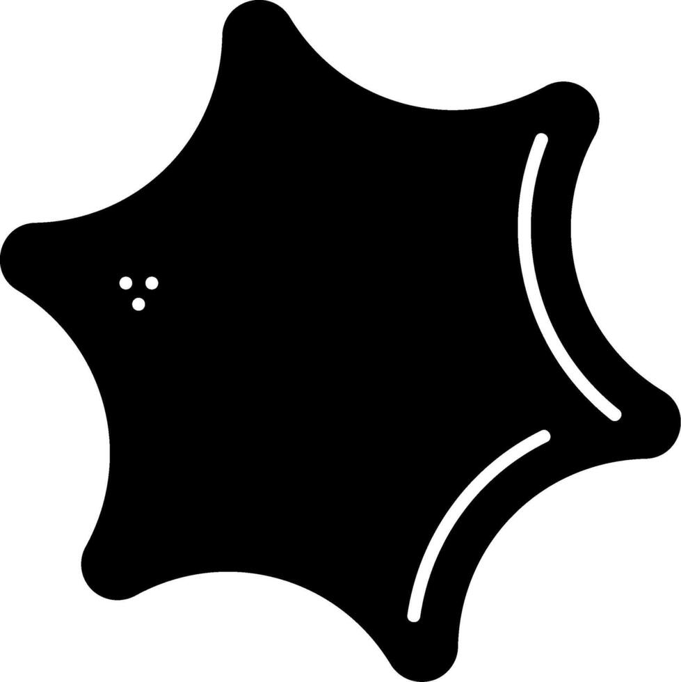 Starburst Glyph Icon vector