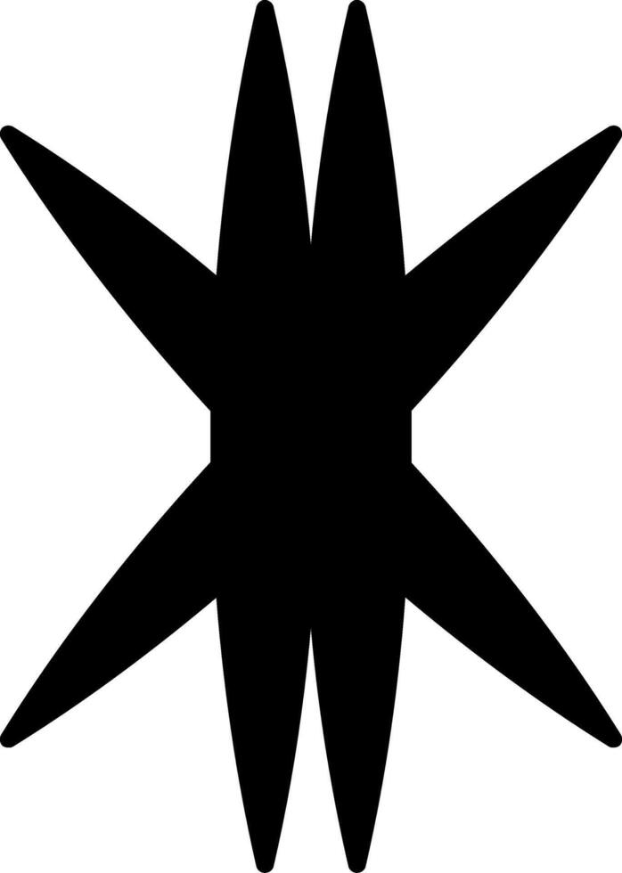 Ankistrodesmus Fusiformis Glyph Icon vector