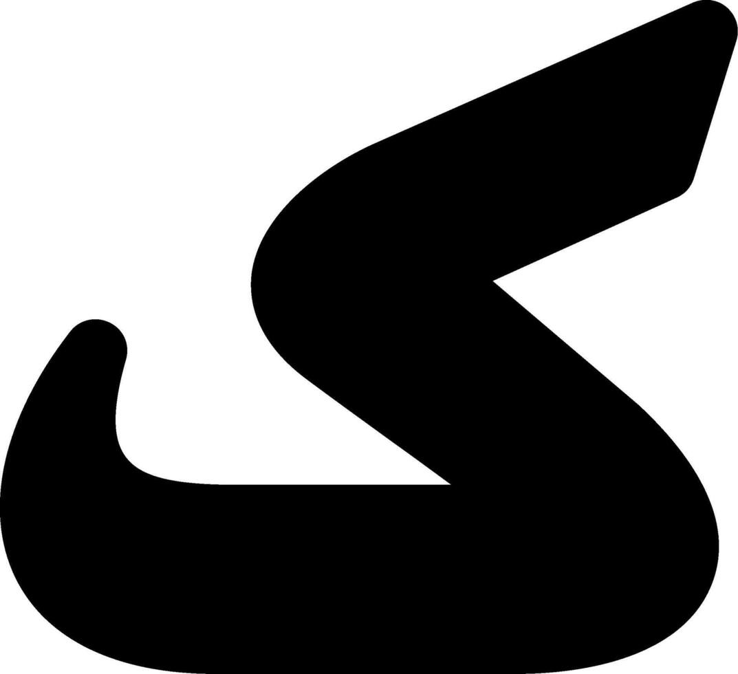 Kaaf Glyph Icon vector