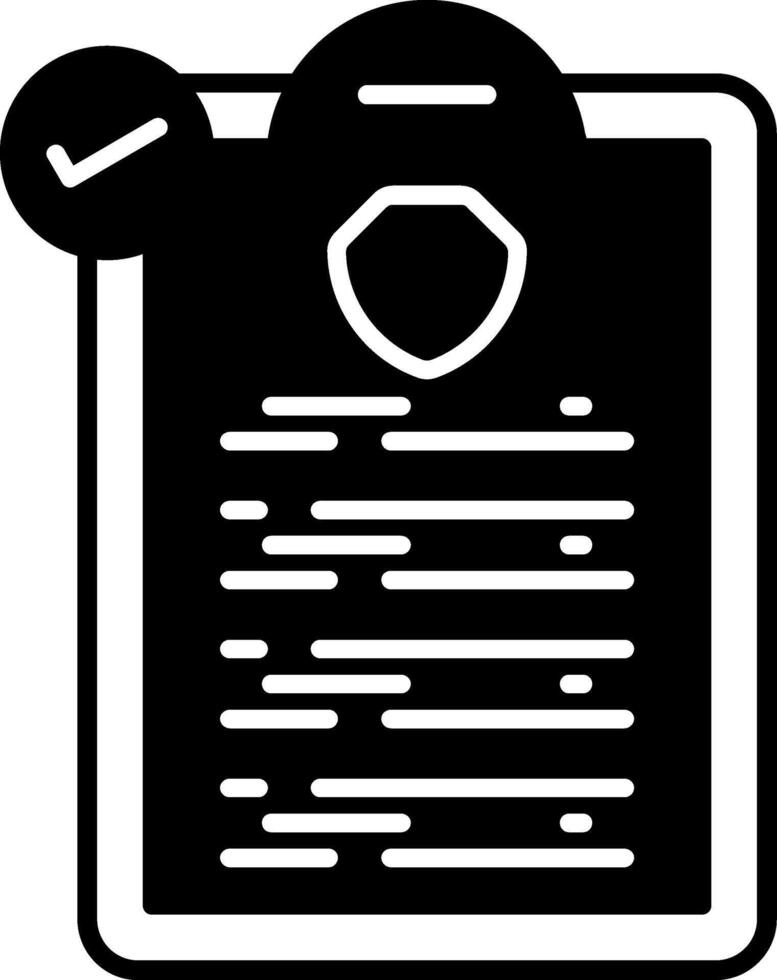 Insurance Policy Icon vector