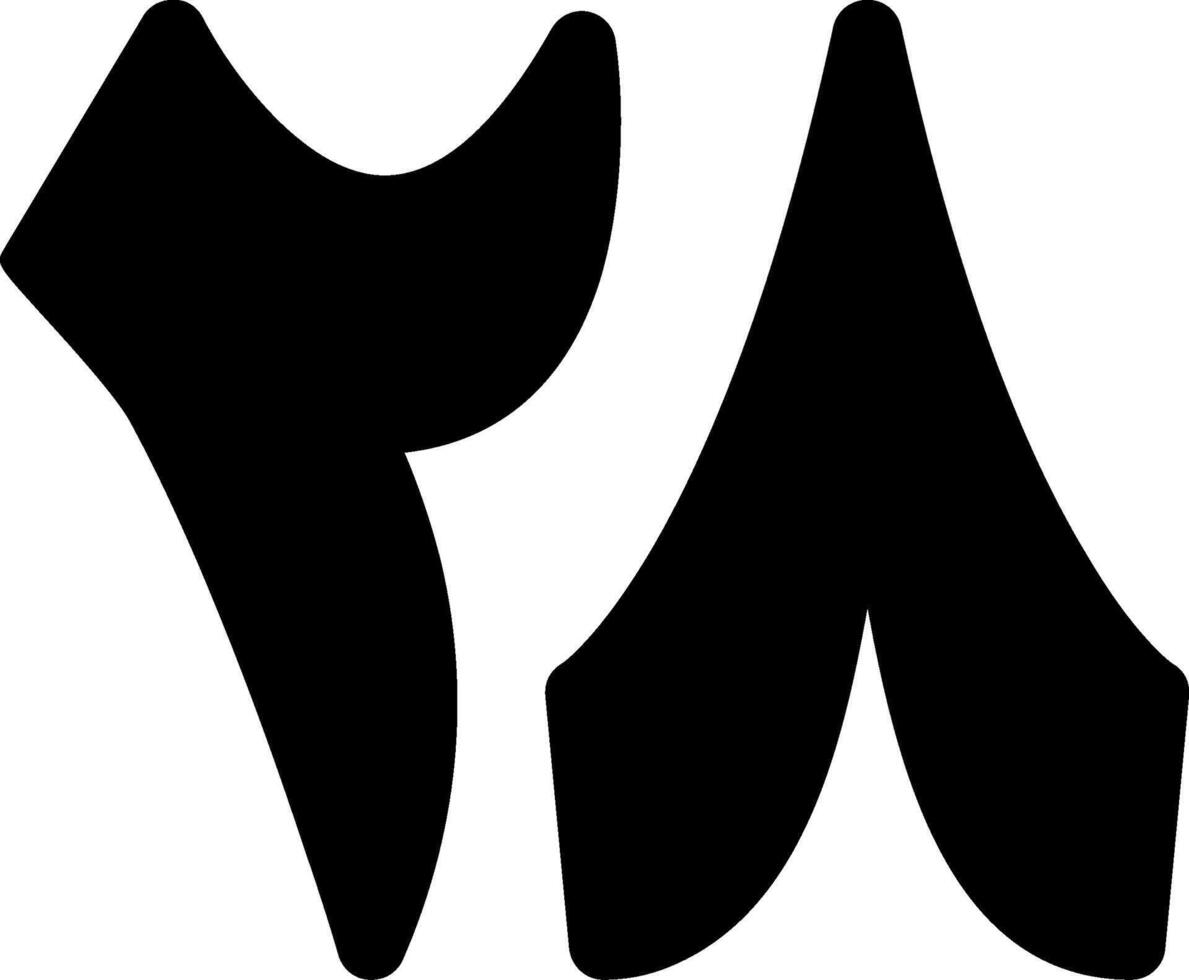 Thamaniya wa Ishroon Glyph Icon vector