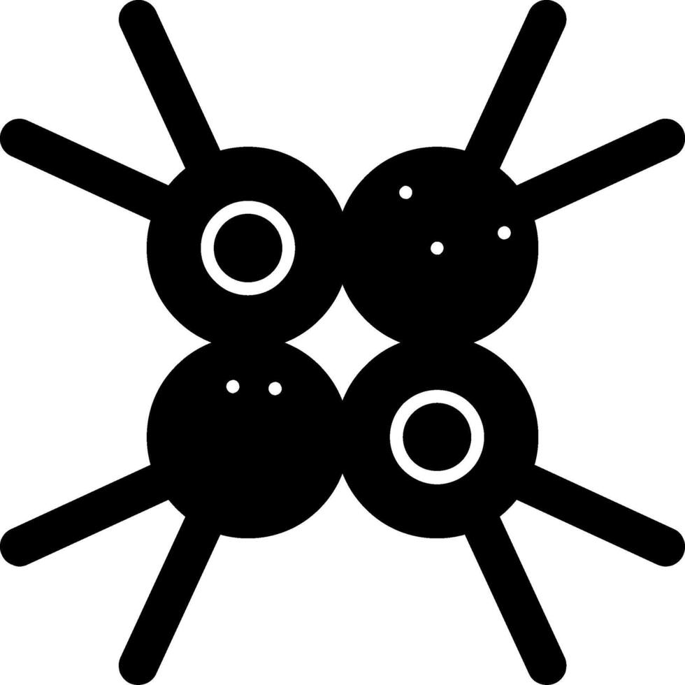 Micractinium Glyph Icon vector