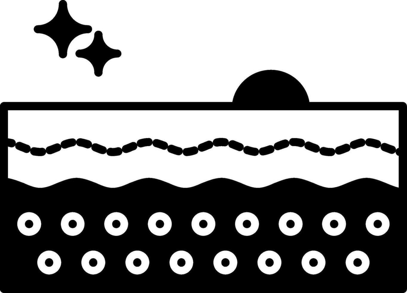 Pimple Glyph Icon vector