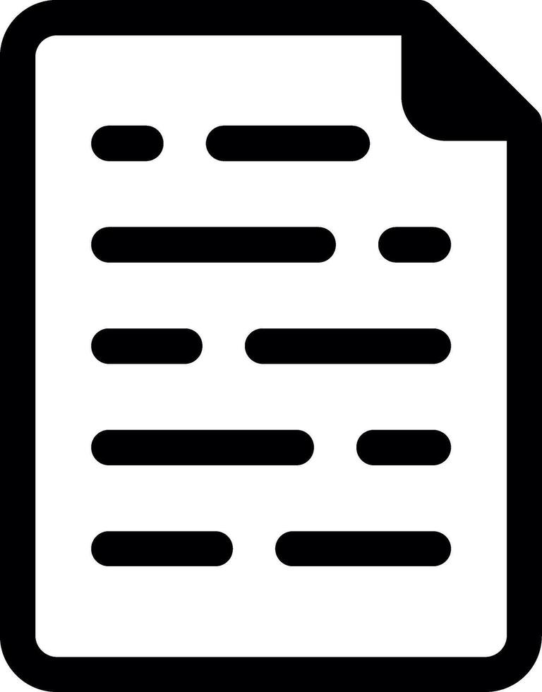 Page Approve Glyph Icon vector
