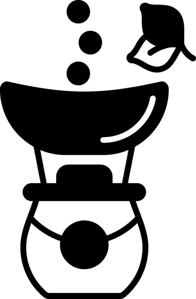 Facial Steamer Glyph Icon vector