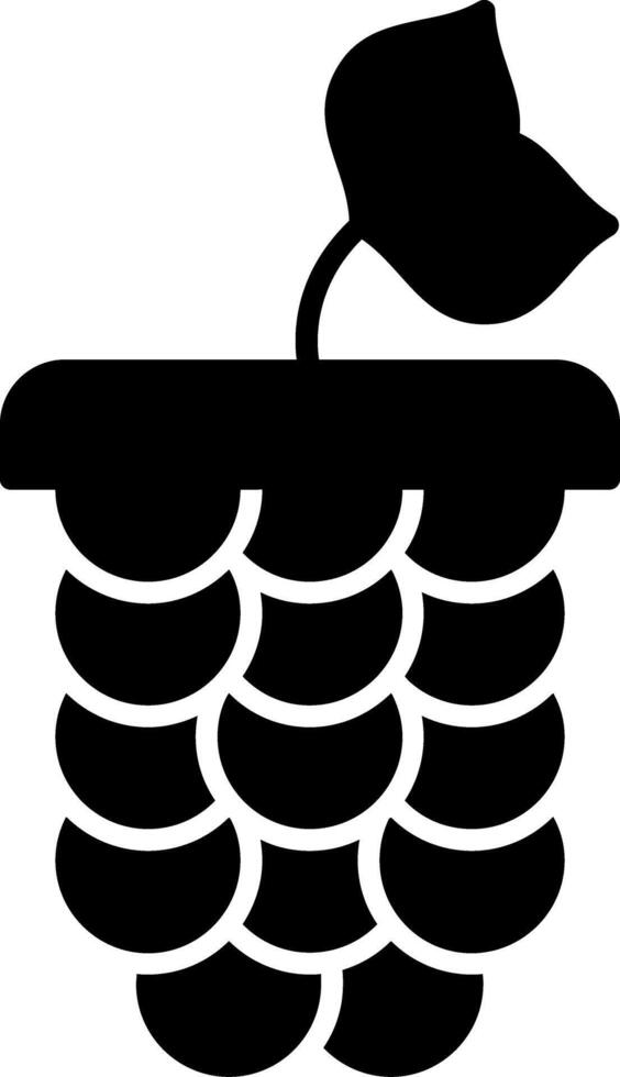 Boysenberry Glyph Icon vector