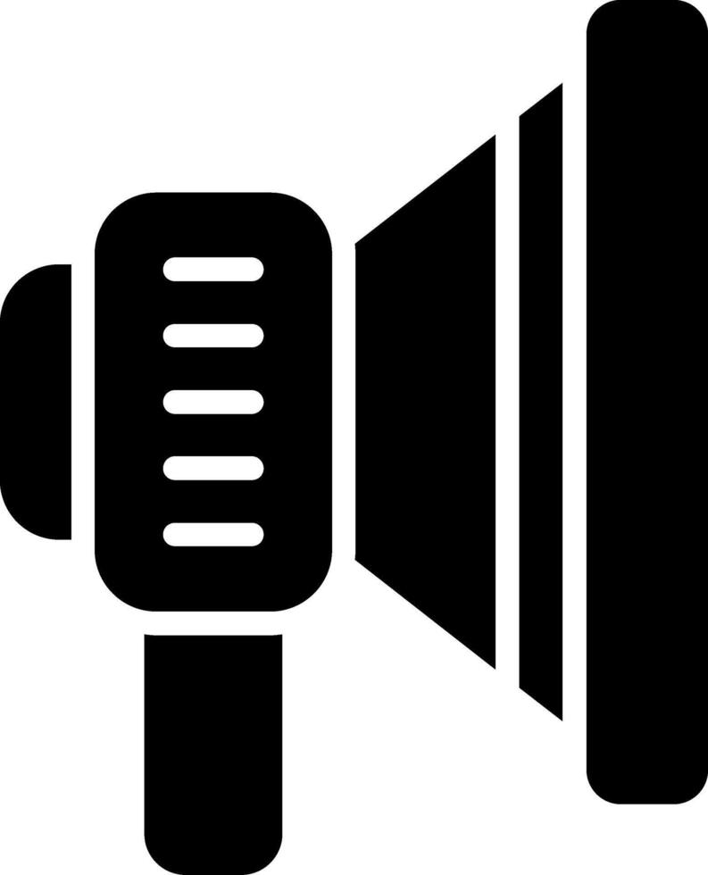 Megaphone Glyph Icon vector