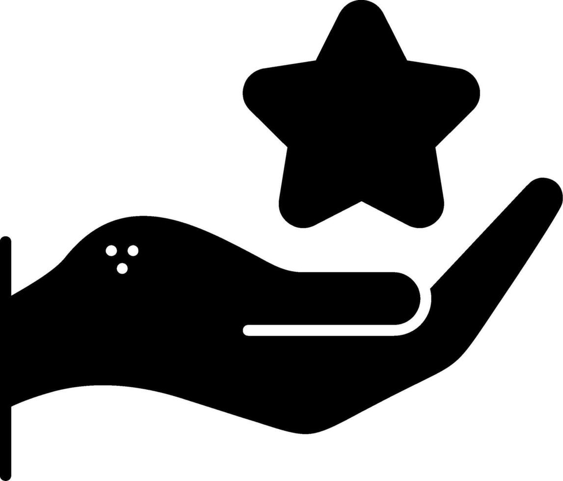 Review Glyph Icon vector