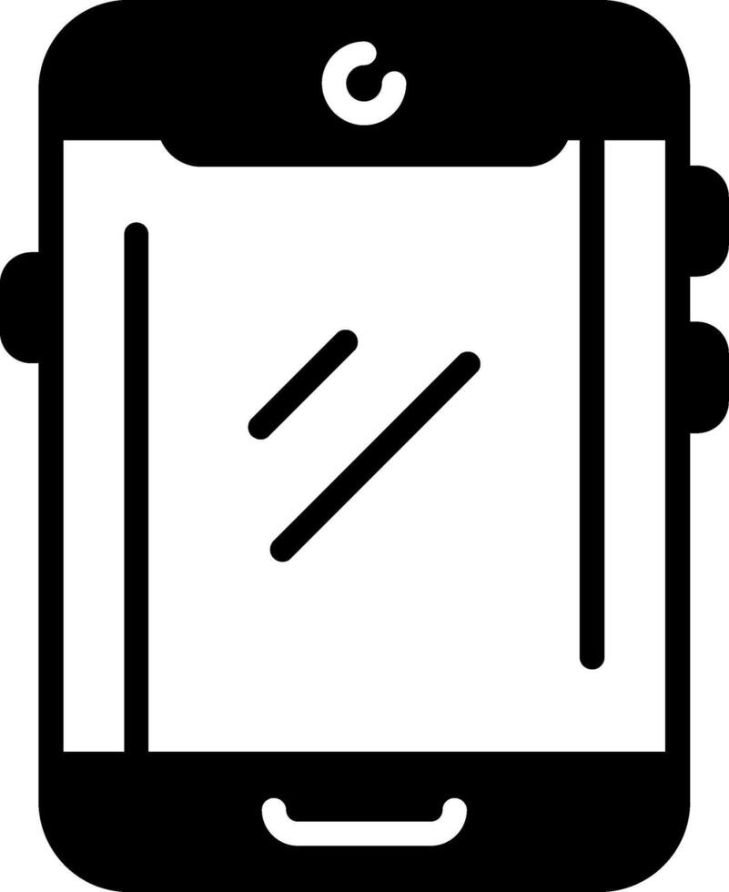 Smartphone Glyph Icon vector