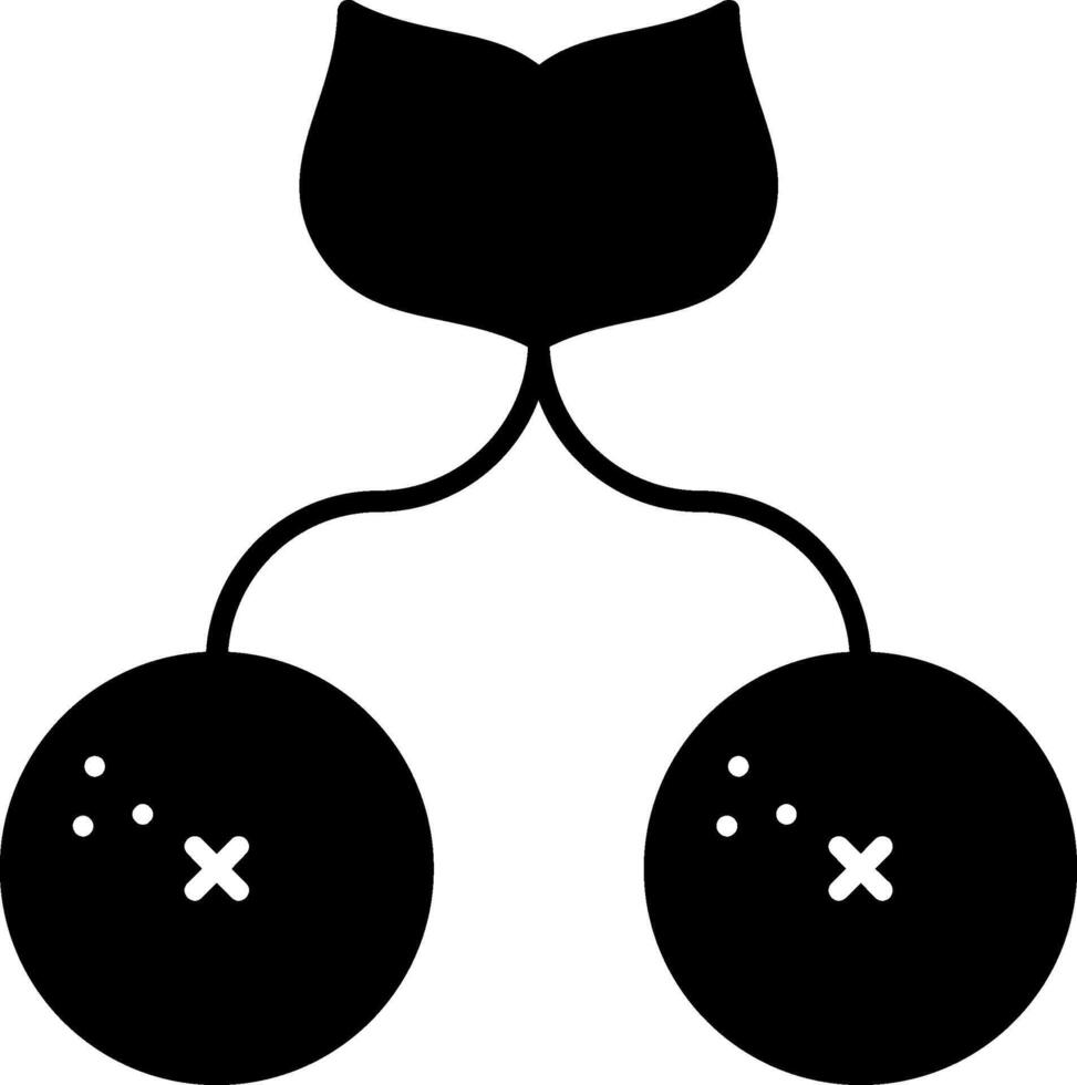 Currant Glyph Icon vector