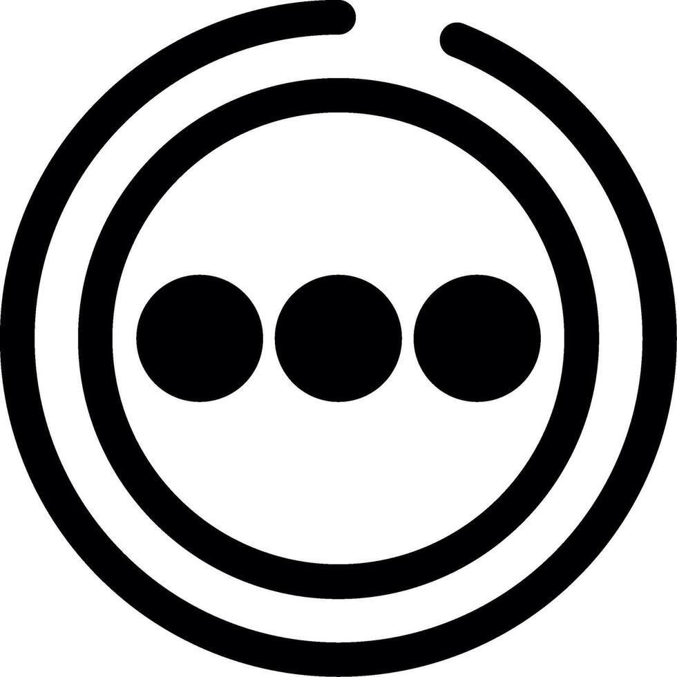 Menu Glyph Icon vector