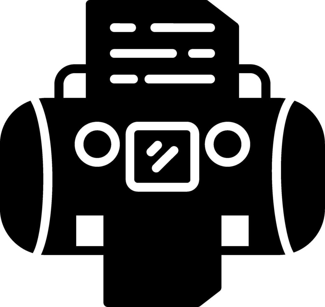 Printer Glyph Icon vector