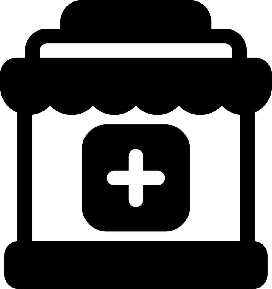 Pharmacy Glyph Icon vector