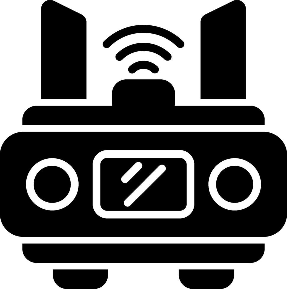 Router Glyph Icon vector