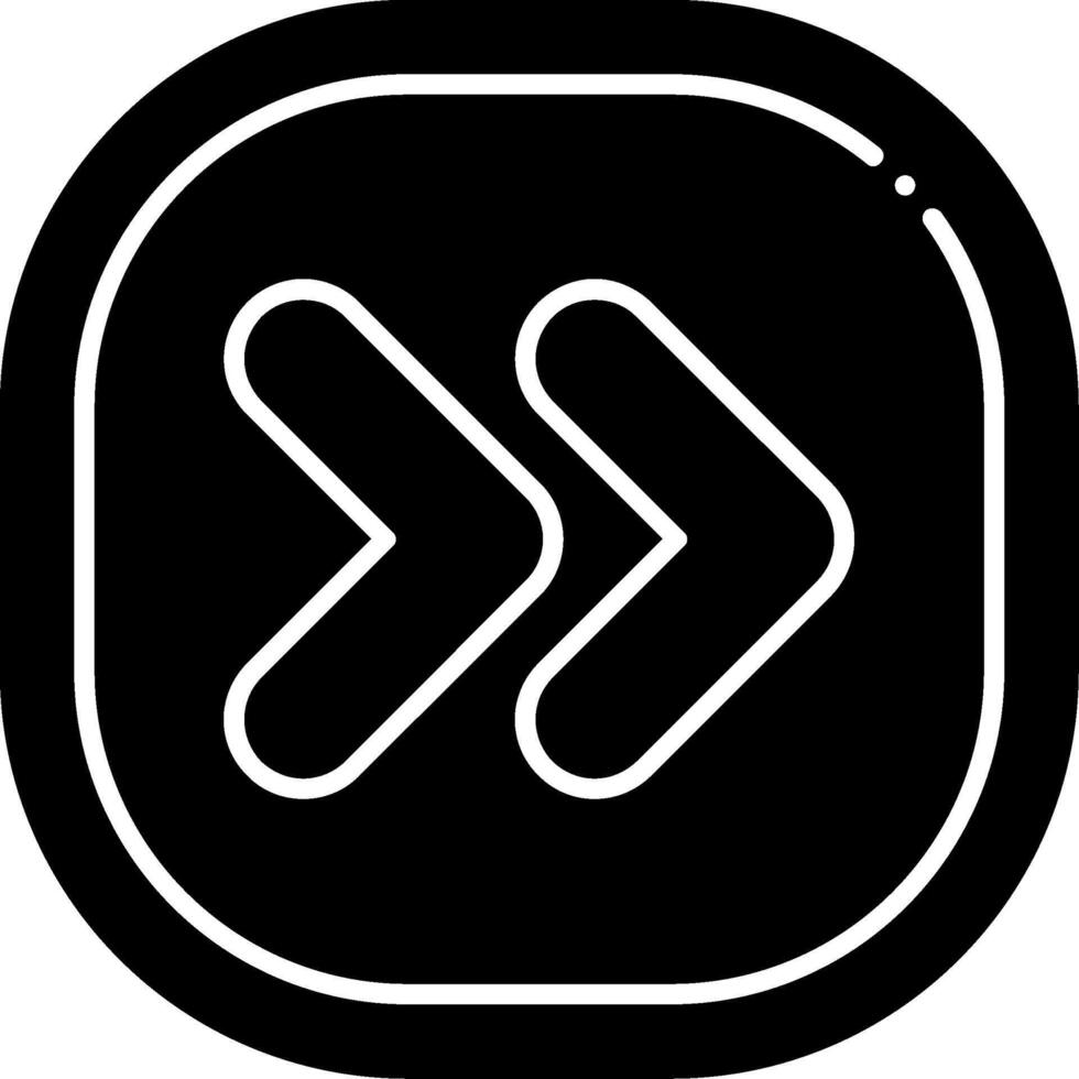 Next Glyph Icon vector