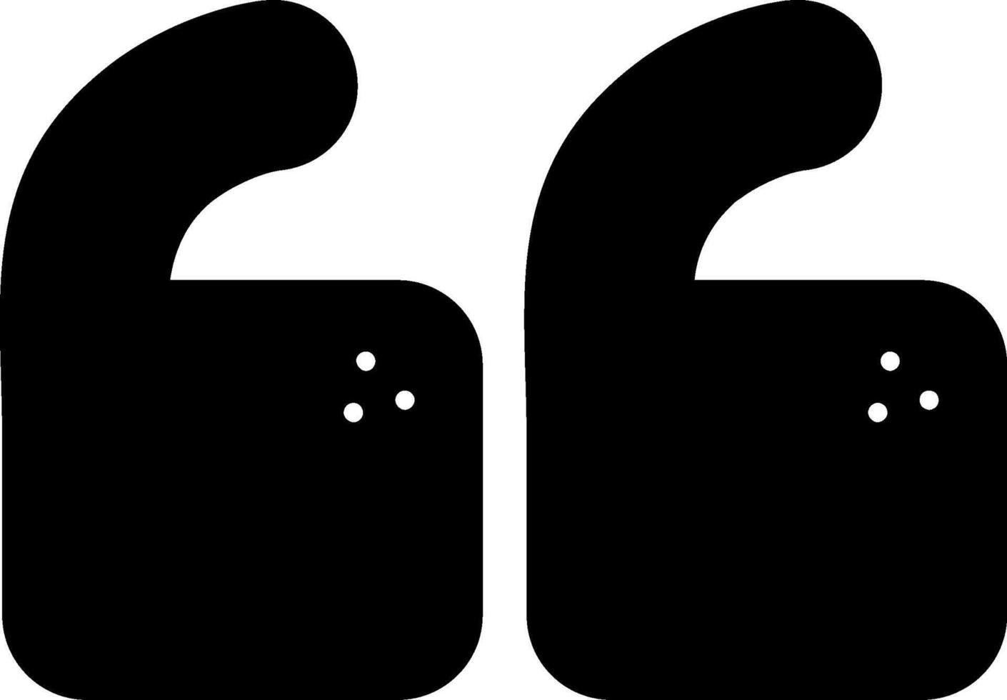 Testimonial Glyph Icon vector