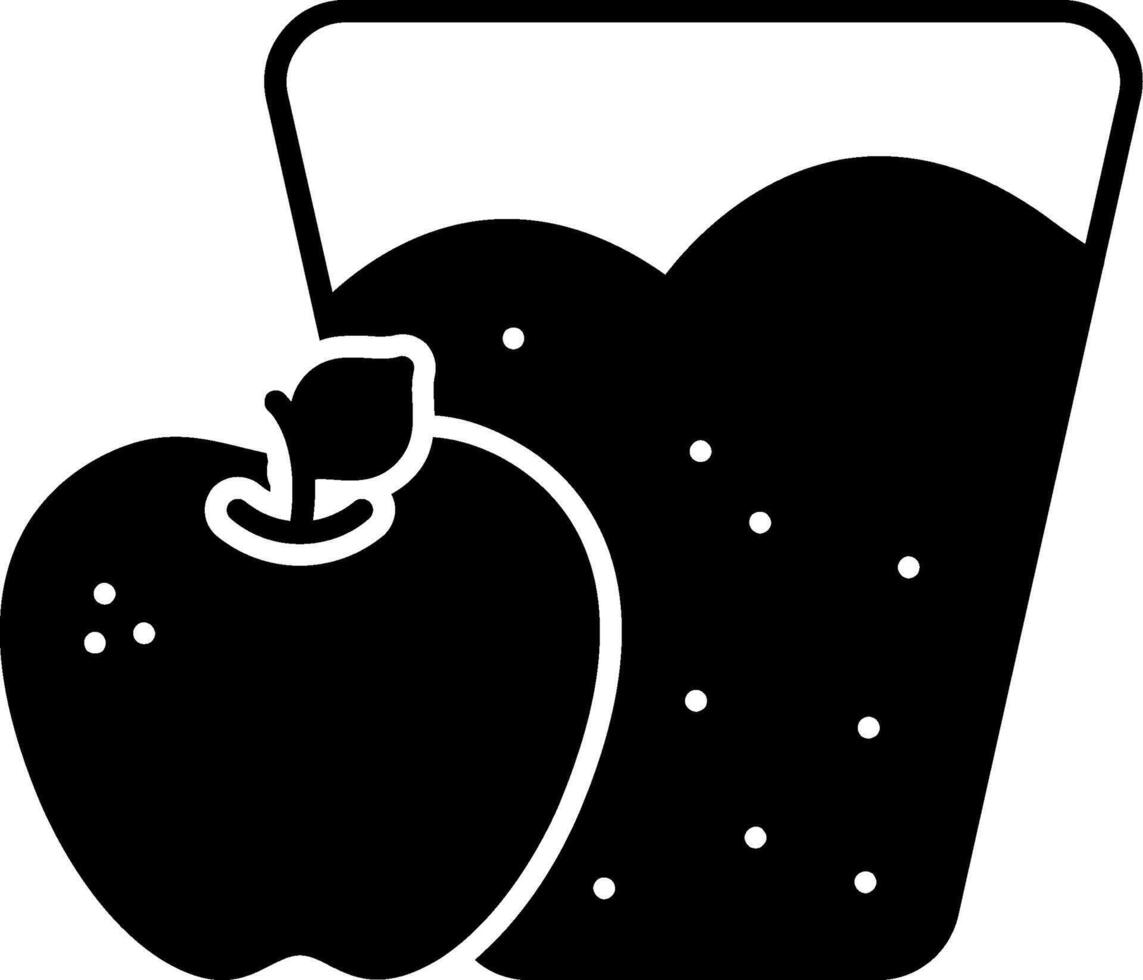 Healthy Snacks Glyph Icon vector