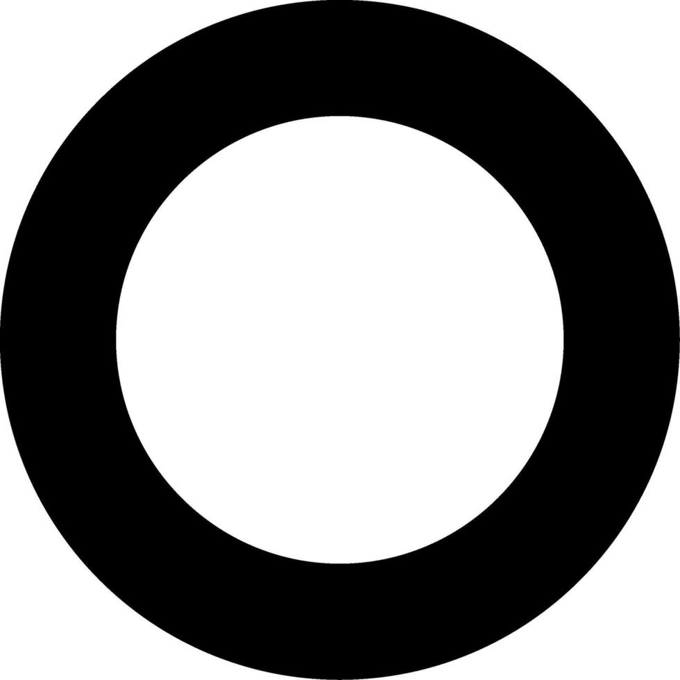 Small o Icon vector