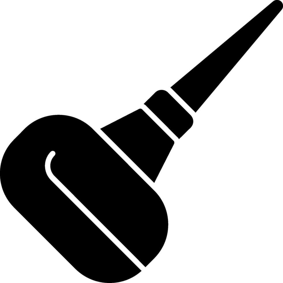 Pin Punch Glyph Icon vector