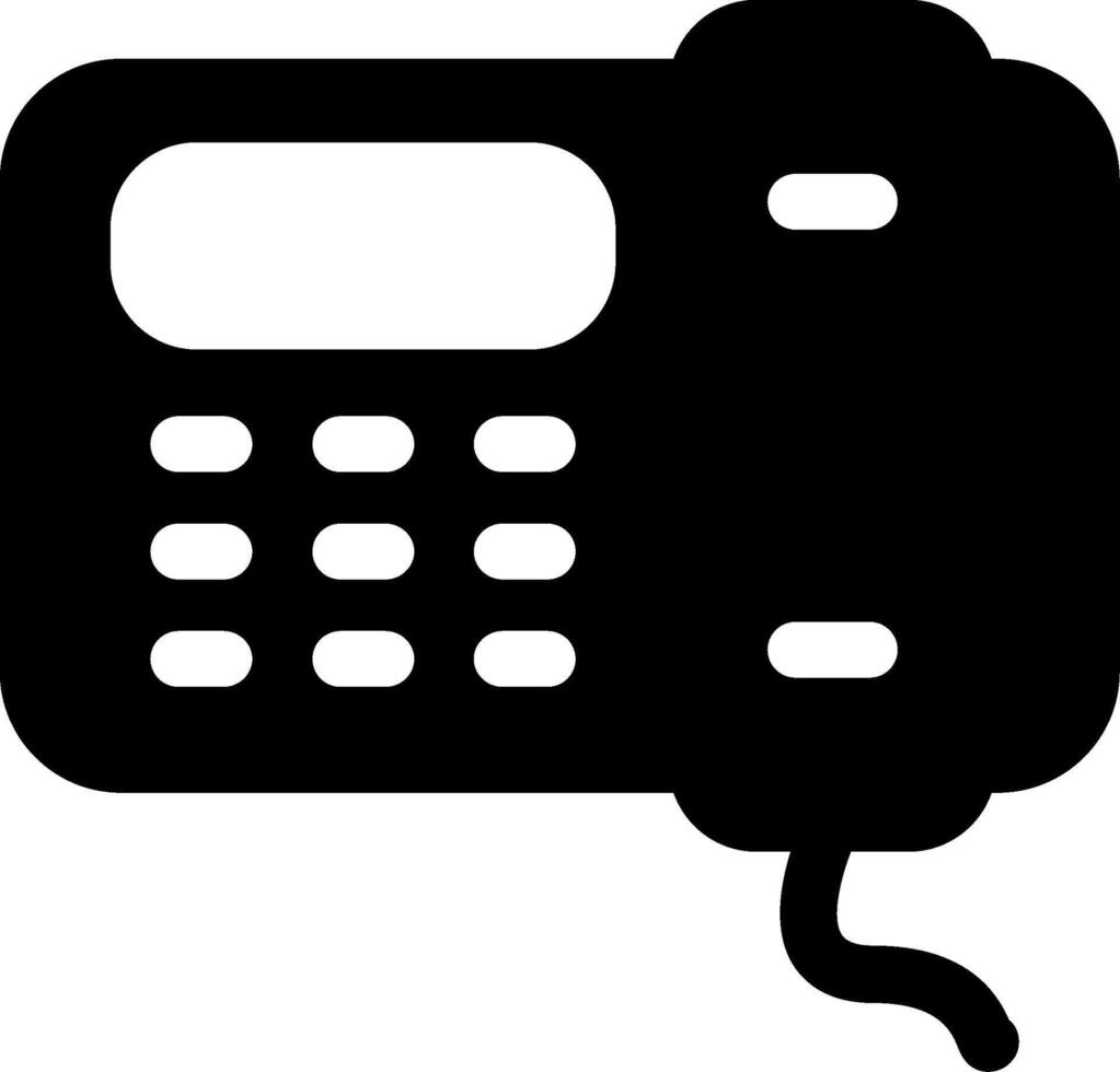 Phone Office Glyph Icon vector