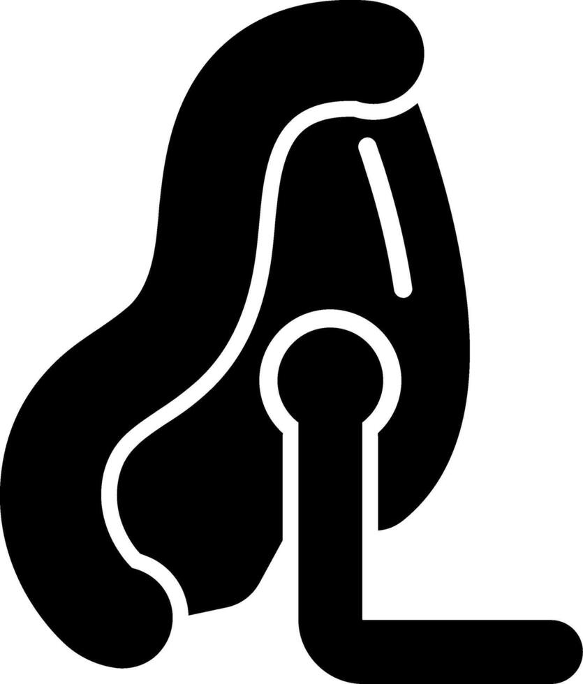 oxygen mask Glyph Icon vector