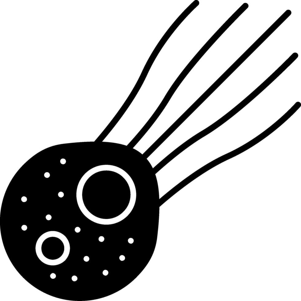 Pyrococcus Furiosus Glyph Icon vector