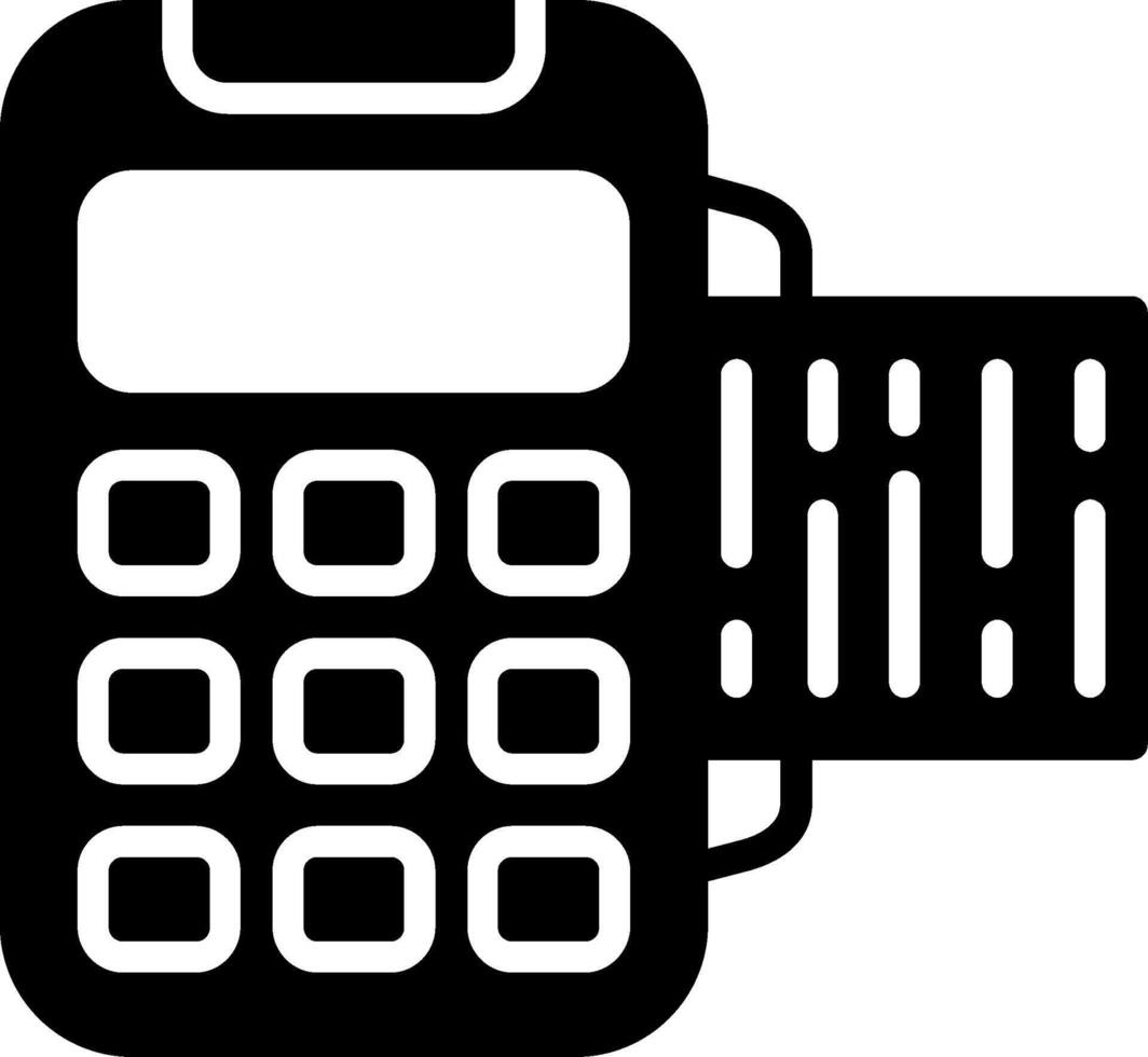 Pos Glyph Icon vector