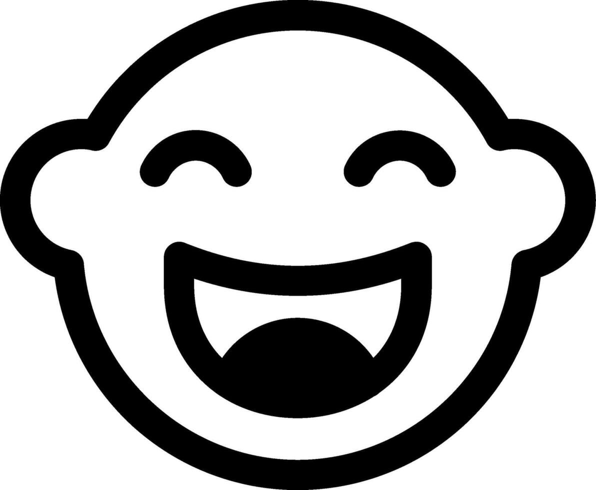 Child Head Glyph Icon vector