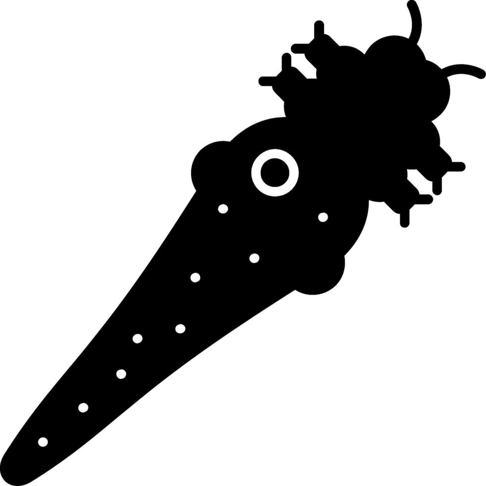 Demodex Glyph Icon vector