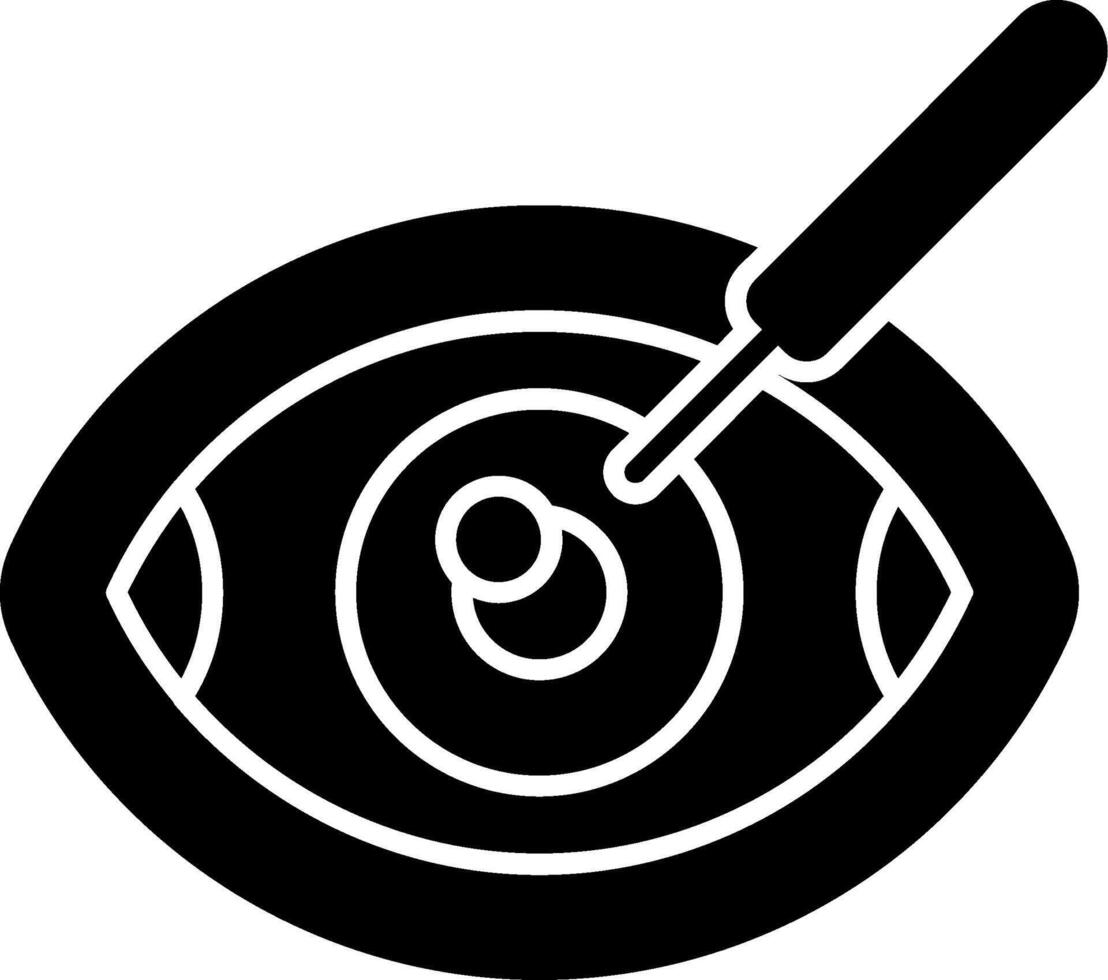 Eye Glyph Icon vector