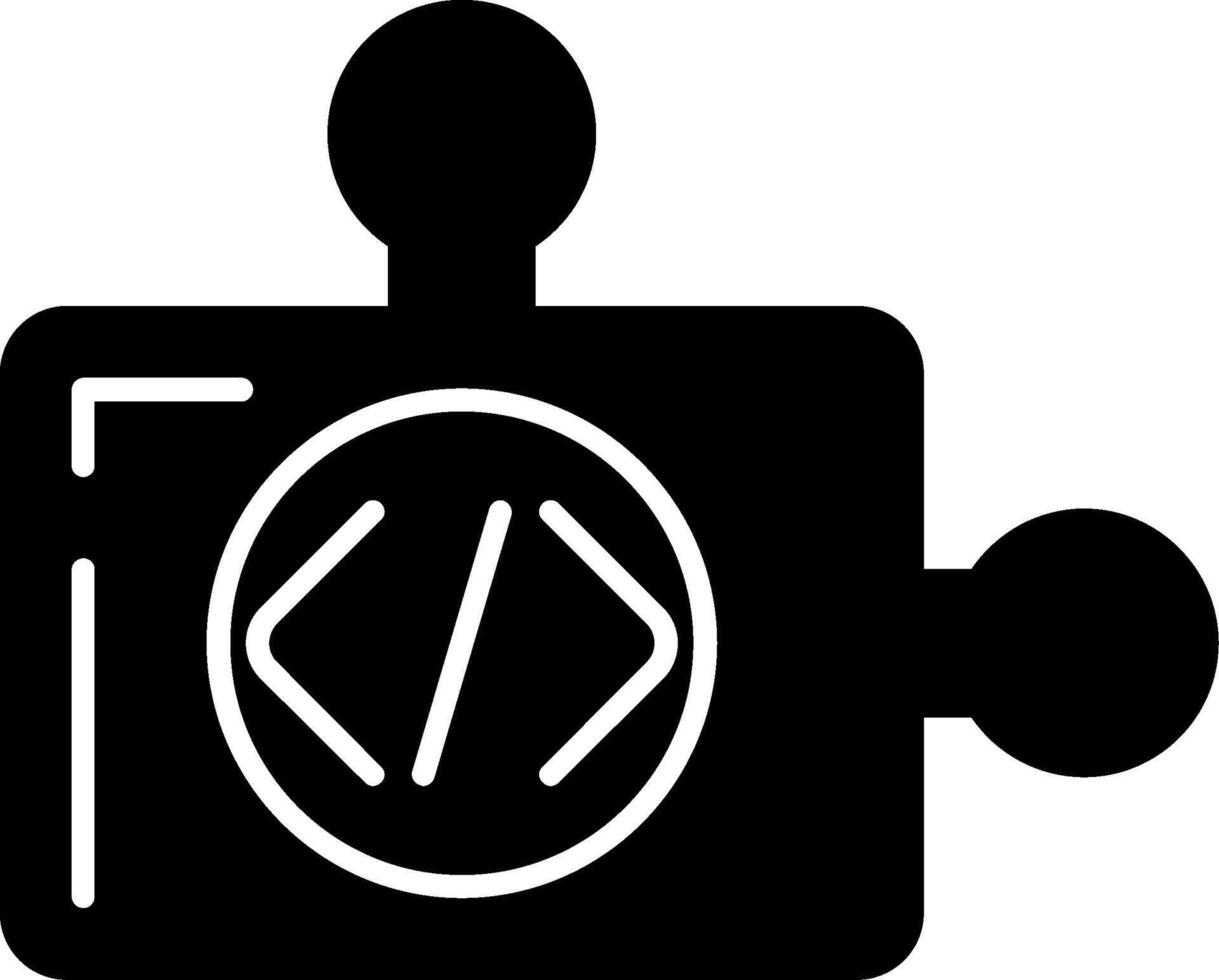 Unit Testing Glyph Icon vector