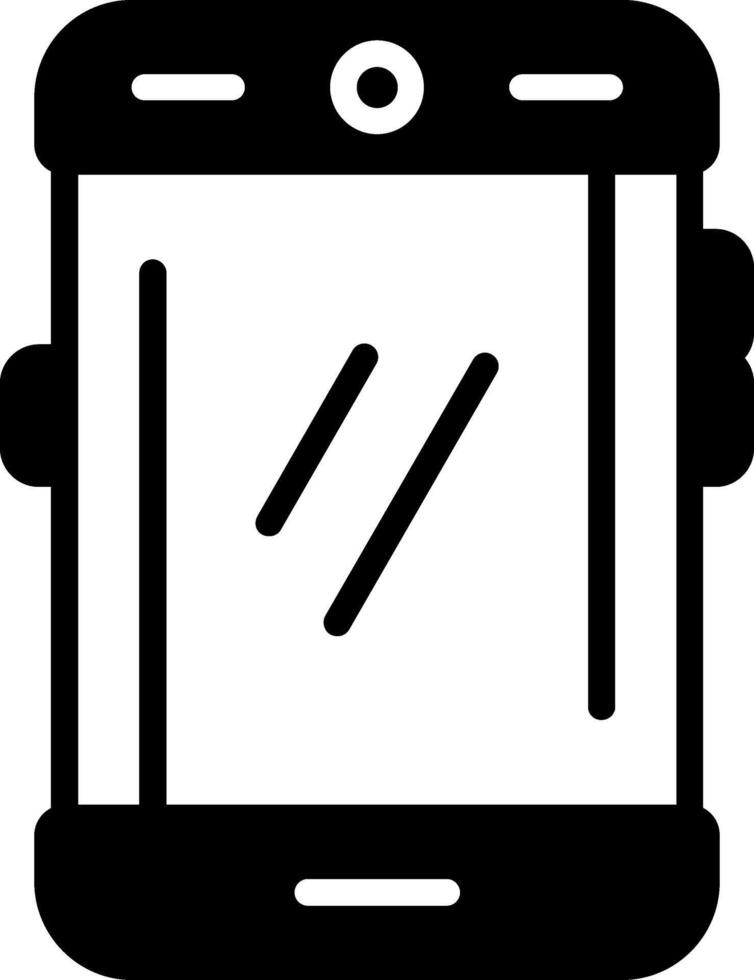 Smart Phone Glyph Icon vector