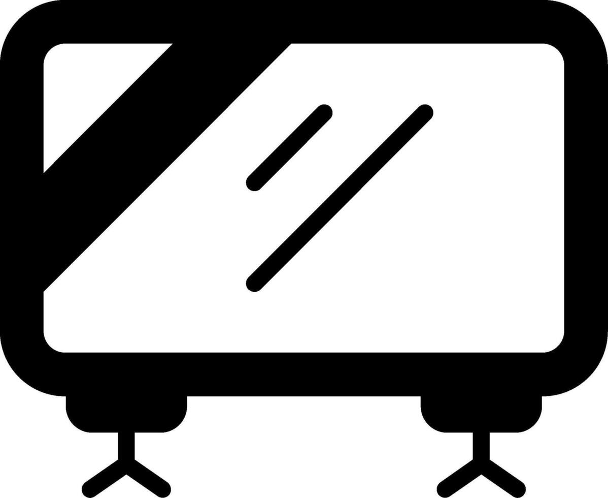 Lcd Glyph Icon vector