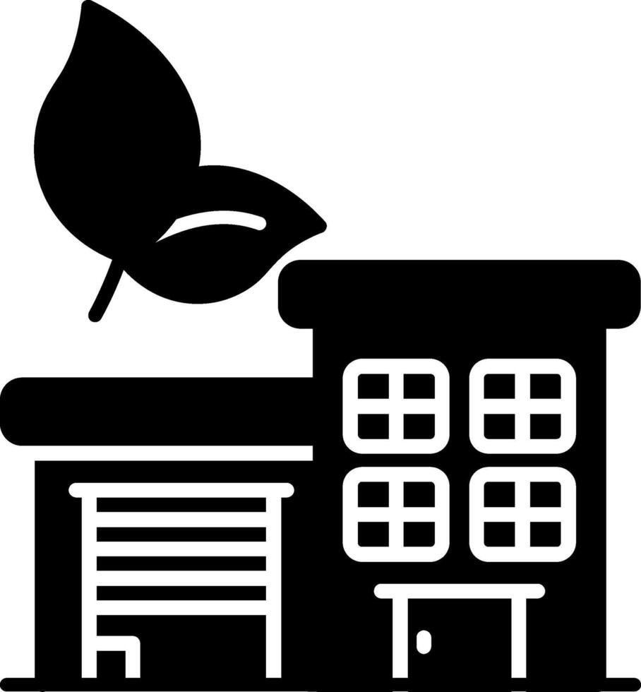 Building Glyph Icon vector