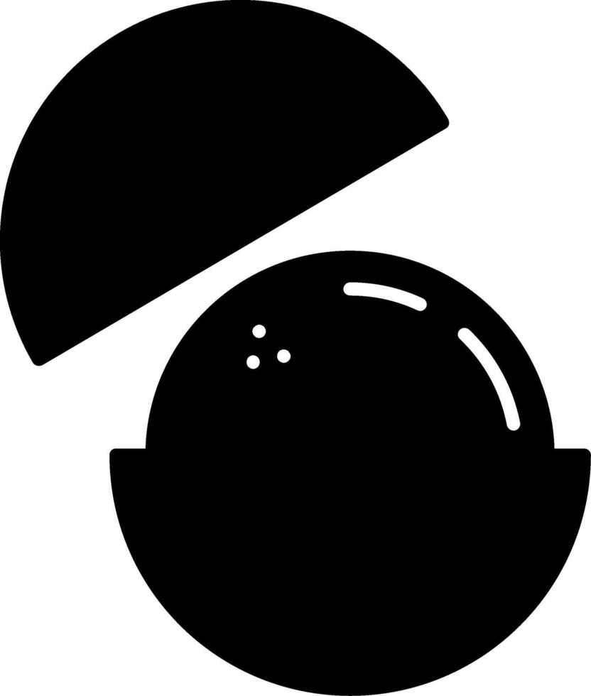 Longan Glyph Icon vector