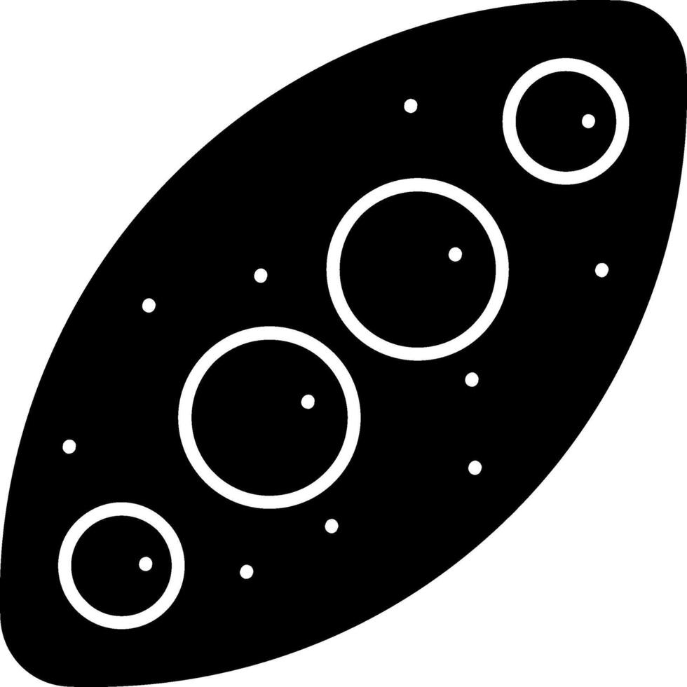 Trichophyton Mentagrophytes Glyph Icon vector