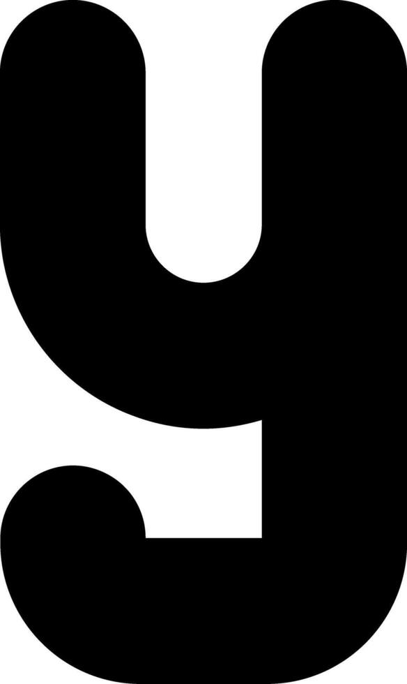 Small y Icon vector