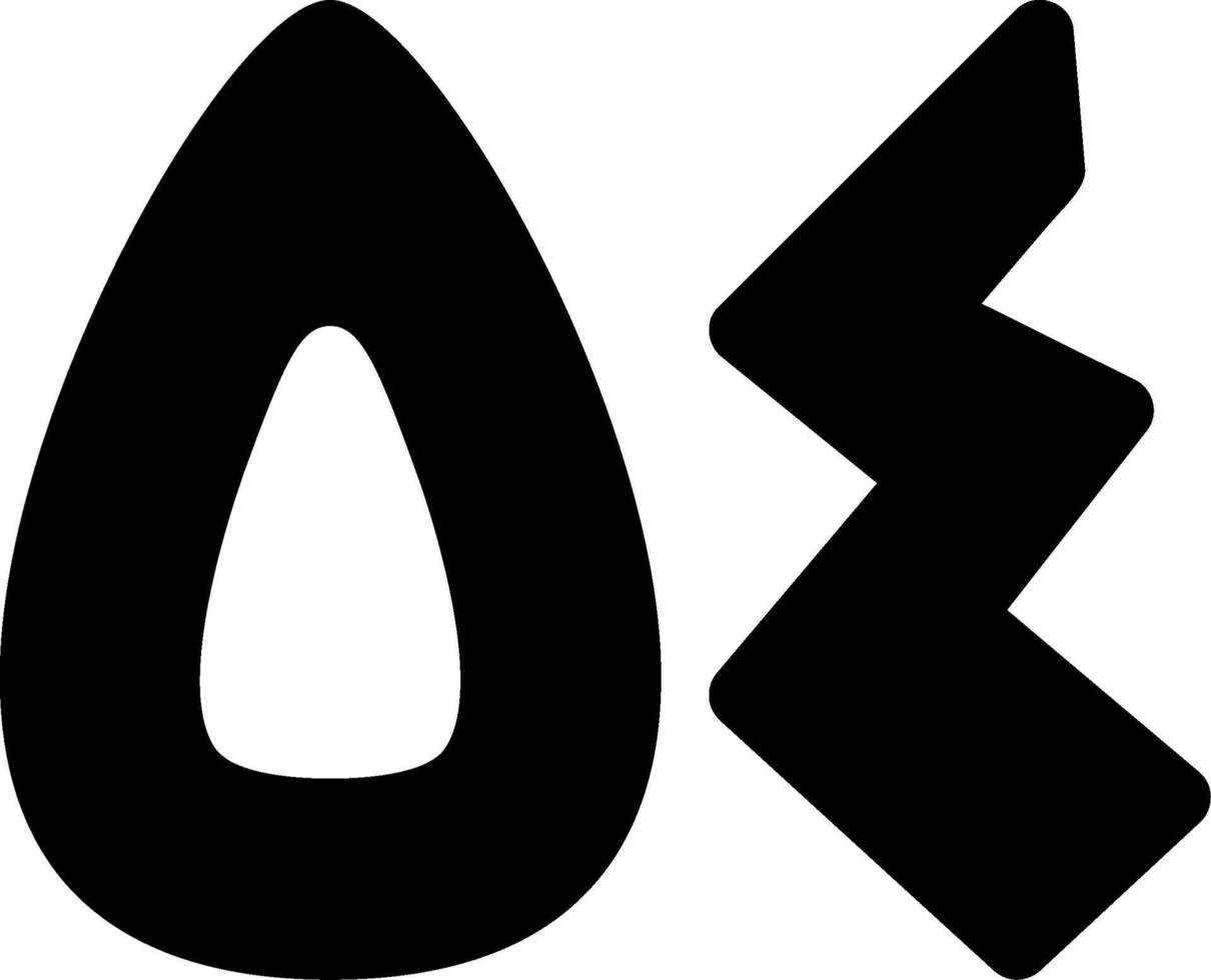 Arbaa wa Khamsoon Glyph Icon vector