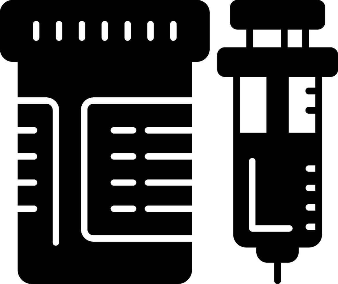 Vaccine Glyph Icon vector