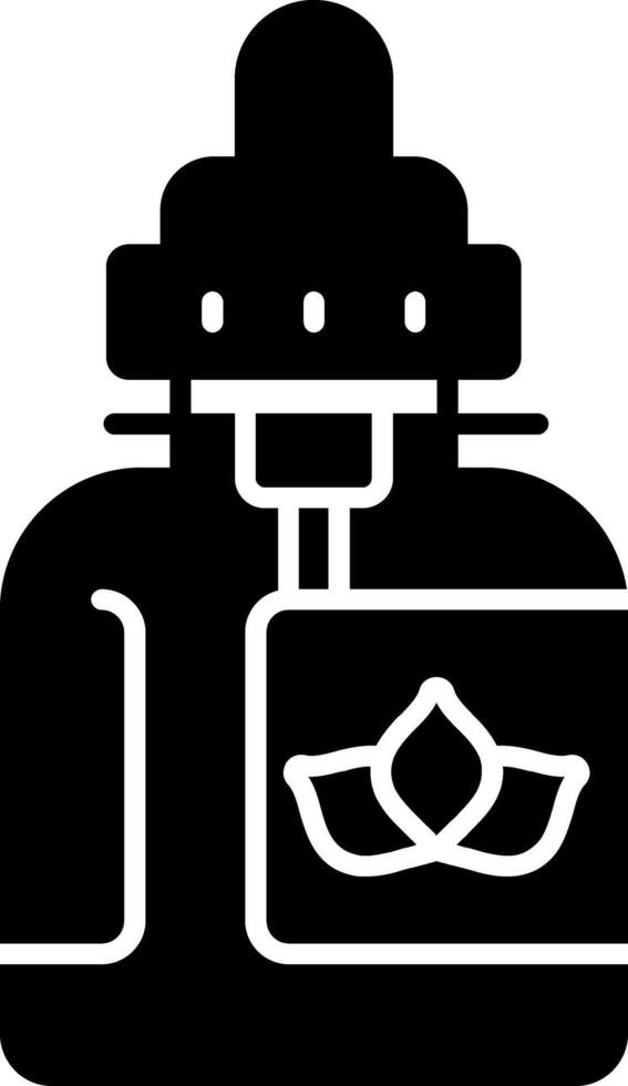 Lavender Oil Glyph Icon vector