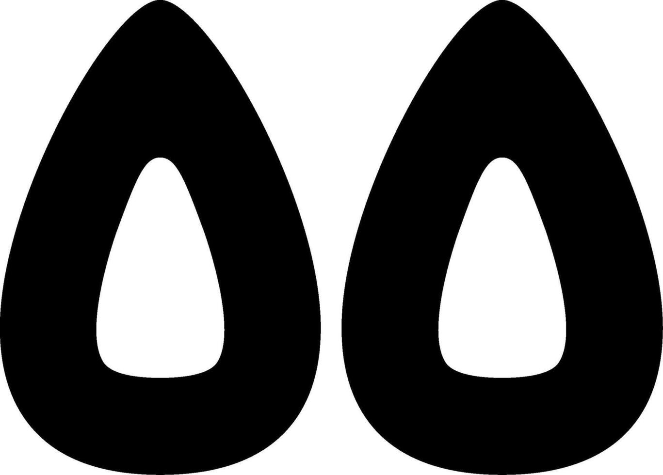 Khamsa wa Khamsoon Glyph Icon vector
