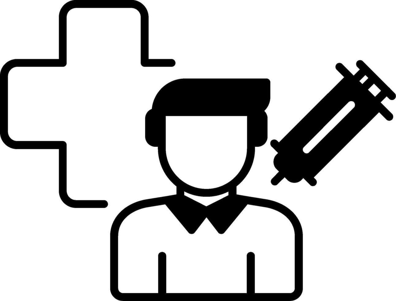 Addiction Recovery Glyph Icon vector