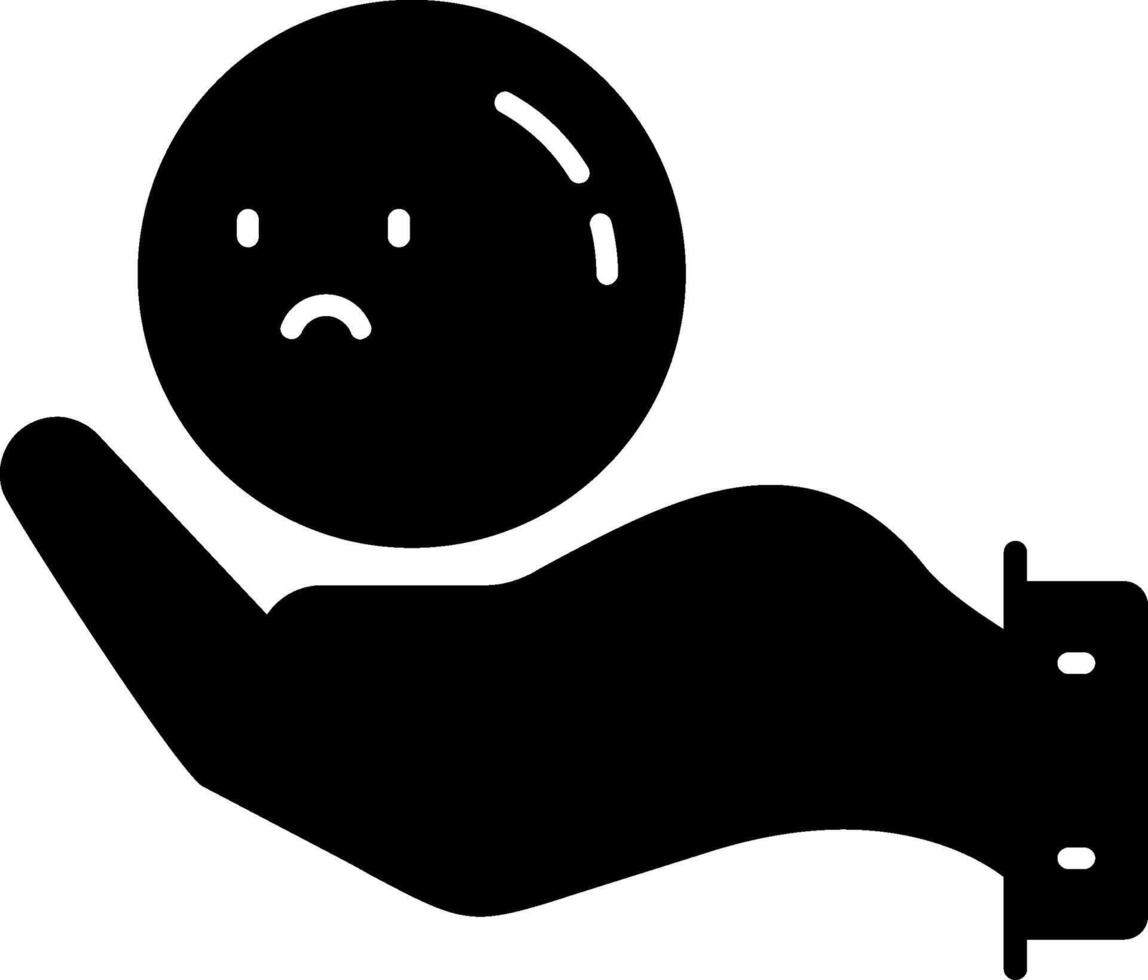 Grief Counseling Glyph Icon vector