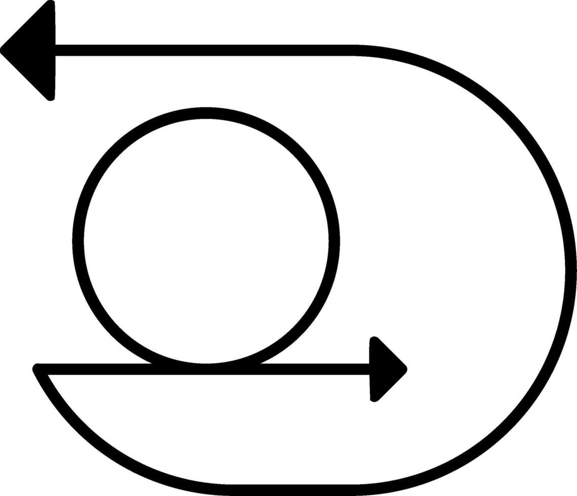 Agile Retrospective Glyph Icon vector