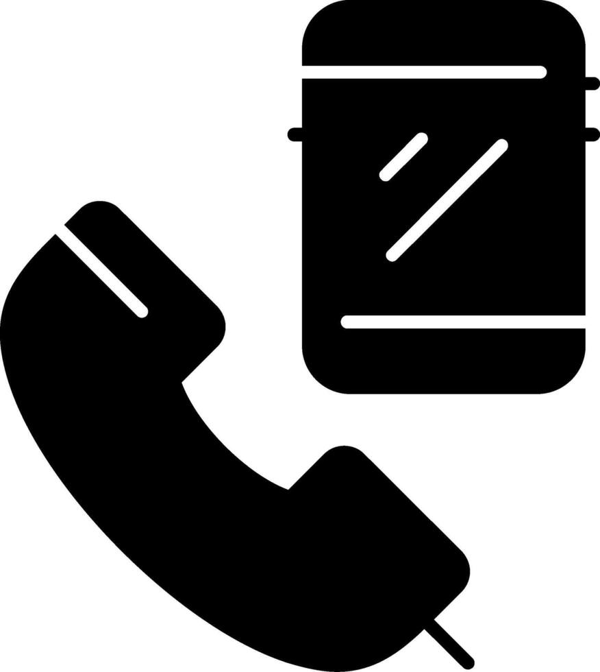 Communication Devices Glyph Icon vector