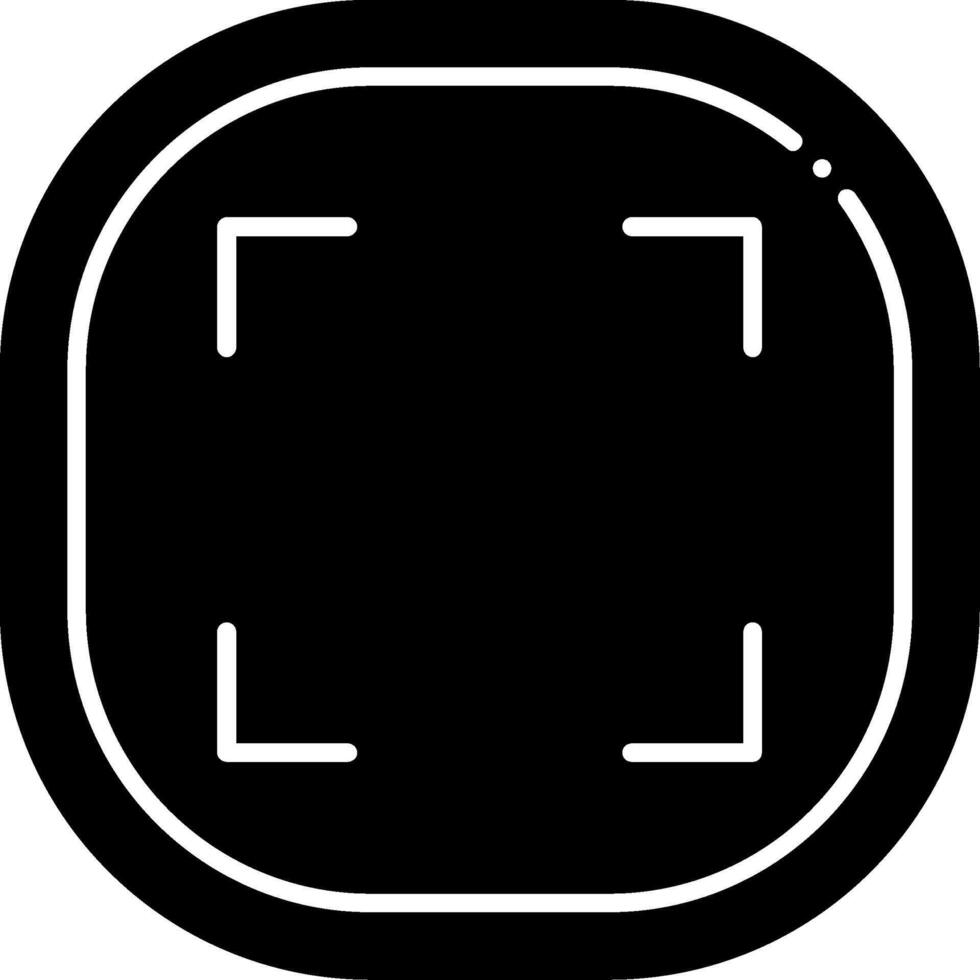 Fullscreen Glyph Icon vector