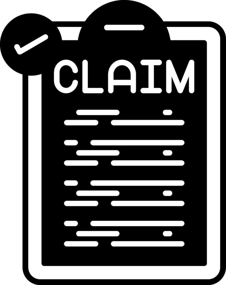 Claim Approval Icon vector